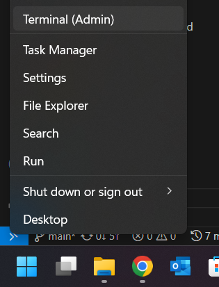 terminal admin